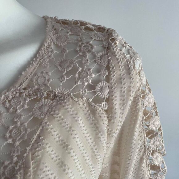 Ivory Boho Blouse by Bila, Size Small - Picture 3 of 8